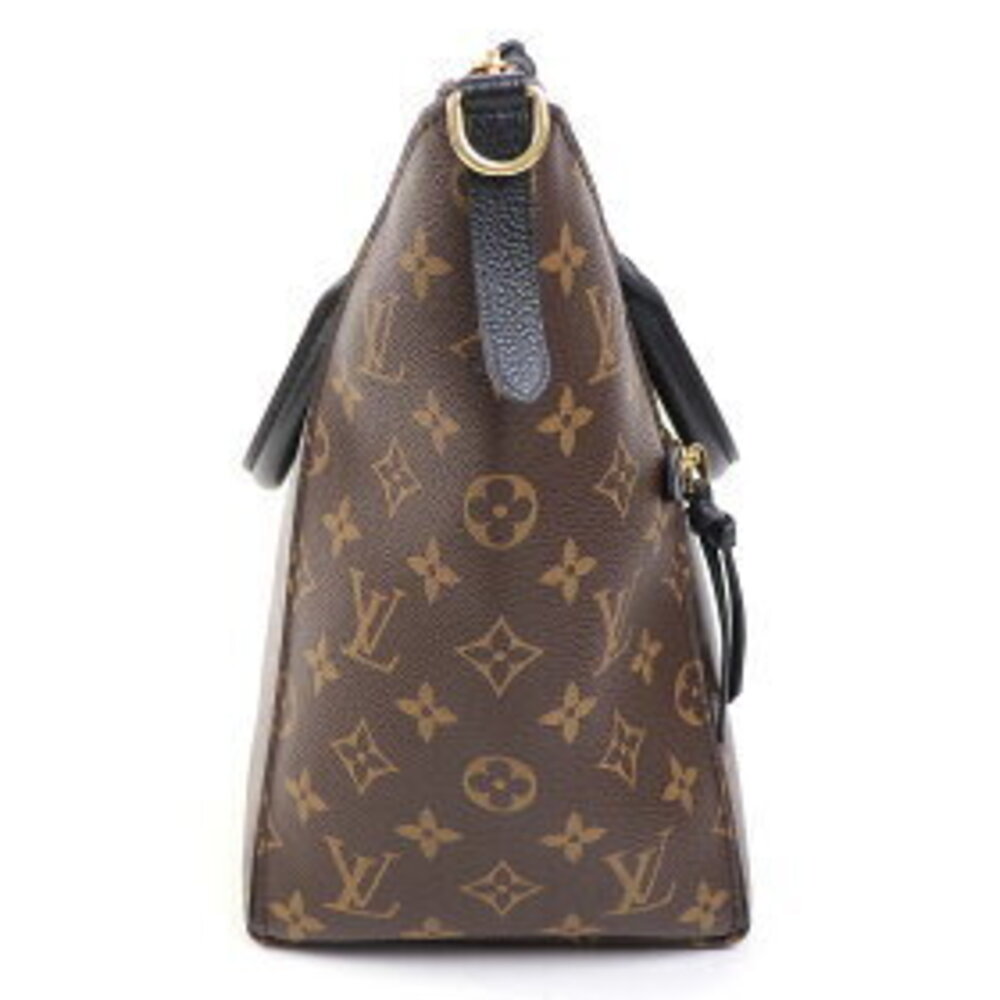 Louis Vuitton Black Noir Monogram HAND TOURNEL LV Leather Black Shoulder - Picture 4 of 9